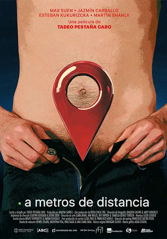 A metros de distancia